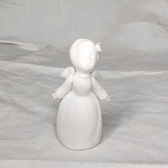 Vintage Pair Napco ware Figurines Kissing Angels   c-7644 Christmas Holidays - Picture 1 of 13